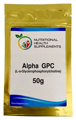 Alpha GPC 99% 50g Bulk Powder