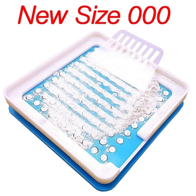S100 Capsule Machine Size 000 Empty Capsules Filler - 100 Holes with Tamper
