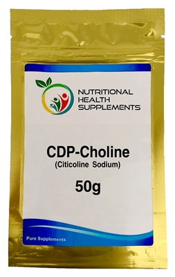 CDP Choline (Citicoline Sodium) 50g Bulk Powder