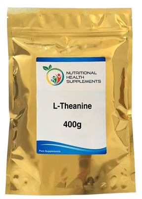 L-Theanine 400g Bulk Powder.