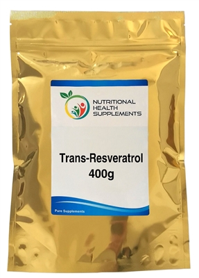 Trans-Resveratrol 98% 400g Bulk Powder